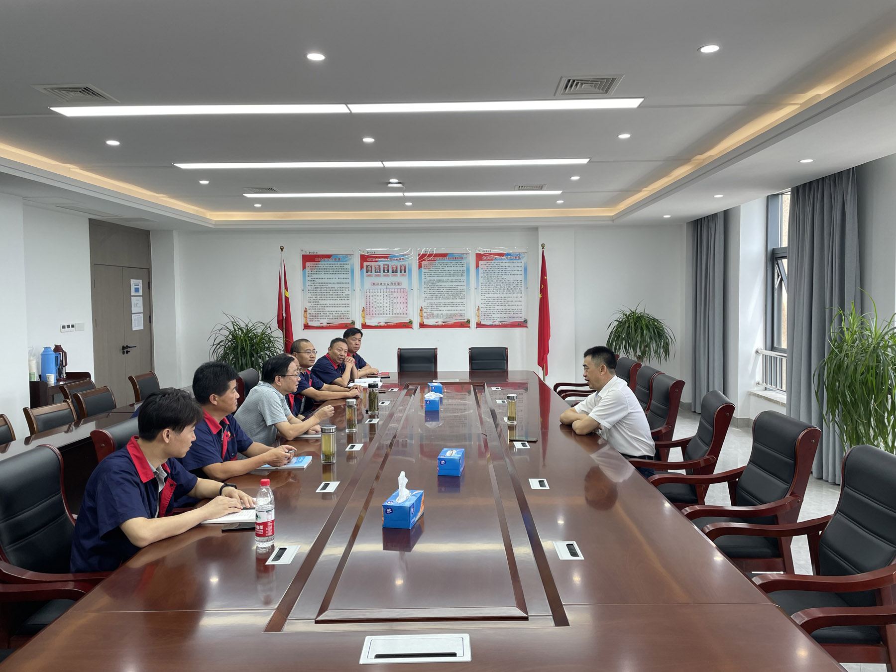 集團(tuán)公司黨委委員、總工程師周俊到公司調(diào)研 